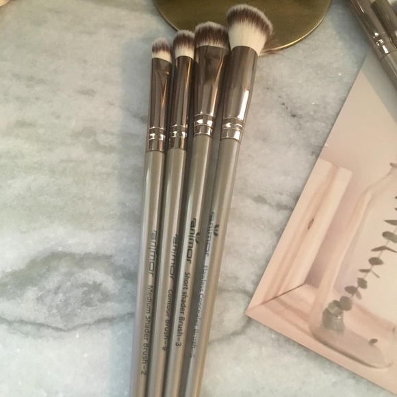 12 Piece Rose Gold Eyeshadow Makeup Brush Set - Picture 6 of 8